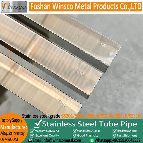 أحدث حالة شركة حول Decorative Stainless Steel Tubes