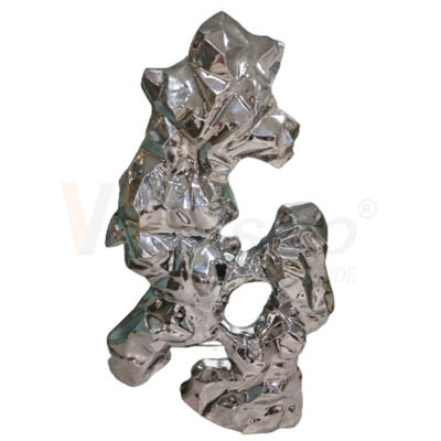 جودة  8k Stainless Steel Metal Fabrication Water Ripple Finshed Office Decoration Sculpture Metal مصنع