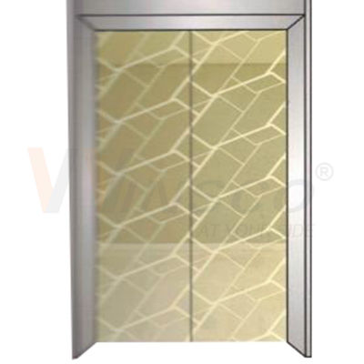 جودة  Mirror Etched Elevator Stainless Steel Sheet Cold Rolled Titanium Gold مصنع