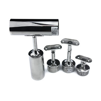 جودة  Stainless Steel Adjustable Handrail Support Bracket Saddle مصنع