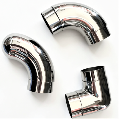 جودة  SS304 SS316 Stainless Steel Stair Handrail Elbow Connector مصنع