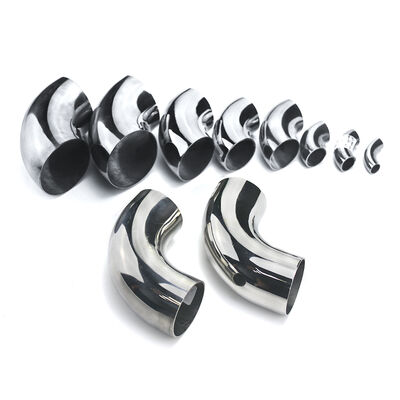 جودة  90 Degree Polished Stainless Steel Elbow, Codo,201/304/316 Grade Weld Pipe Fitting مصنع