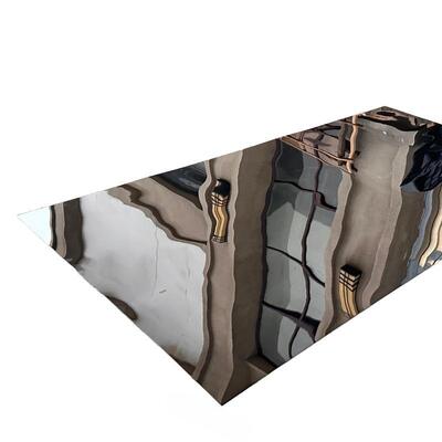 جودة  8K Mirror Base Vacuum PVD Colored Stainless Steel Sheet | 201,304,316 Grade مصنع