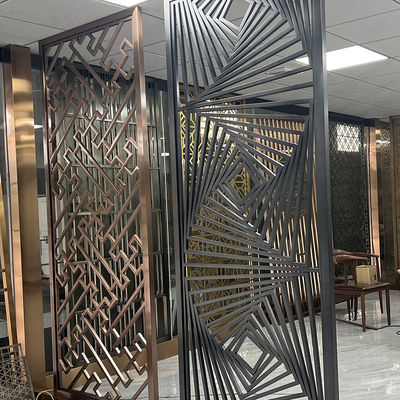 قسم شاشة مقسم فولاذي مقاوم للصدأ عالي الجودة لتصميم غرفة النوم