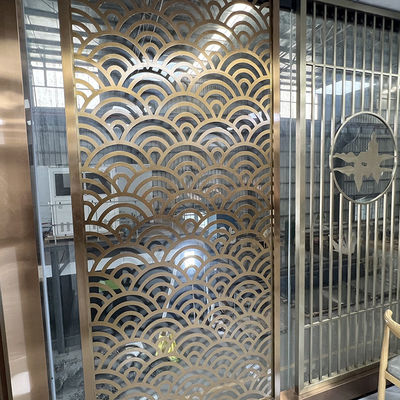 1219mmx2438mm قسم شاشة الفولاذ المقاوم للصدأ Inox Divider 20134316