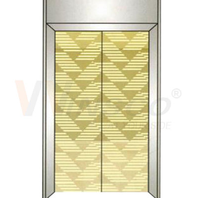 0.8 مم مصعد الفولاذ المقاوم للصدأ ورقة مرآة الذهب محفوراً 4x8ft