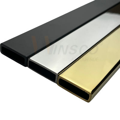Din 304316 Pvd اللون 8k 18k مرآة حمام من الفولاذ المقاوم للصدأ رف منشفة أنابيب دش حاويات تركيبات أنبوب