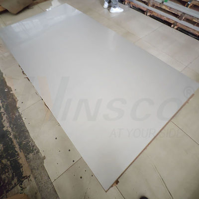 النمط الجديد المواد الخام المطاطة باردة 0.4mmx1219mmx2438mm 4ftx8ft 2B SS المنتهية ورقة AISI 304 304L