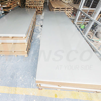 4ftx8ft صفيحة من الفولاذ المقاوم للصدأ المقاوم للصدأ 201 الدرجة 1220mmx2440mmx0.5mm صفيحة الفولاذ المقاوم للصدأ 2B