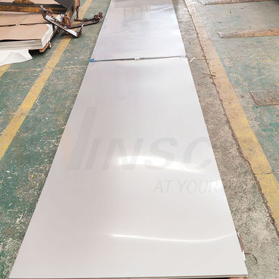 حافة الطاحونة AISI 316 316L 2500mmx1250mm ورقة من الفولاذ المقاوم للصدأ 0.5mm سميكة 2B صفيحة الفولاذ المقاوم للصدأ المطاطة باردة