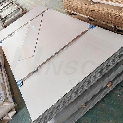 طاحونة الصفائح المعدنية من الفولاذ المقاوم للصدأ المقطوعة باردة 316 316L 1250mmx2500mm حجم 0.4mm سمك