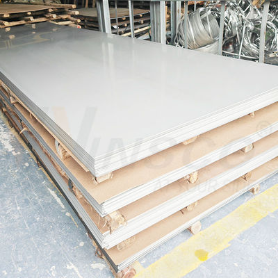 C304 304L طاحونة باردة حافة صفيحة الفولاذ المقاوم للصدأ مع 1250mmx2500mmx0.6mm حجم 2B انتهى