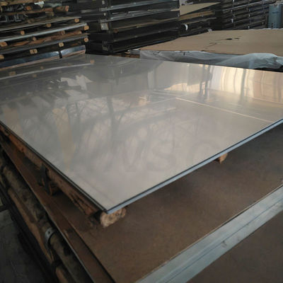 سمك جدار موحد 2.5mm AISI 316 316L مطاط بارد 1000mmx2000mm صفيحة الفولاذ المقاوم للصدأ 2b السطح
