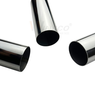 مرآة ساتين النهاية 1.2mm-3.5mm جدار سميكة فولاذ غير مسموح بطاطس مستديرة 60.3mm 2 3/8 'الأنابيب المعدنية من الفولاذ المقاوم للصدأ 201 304 316 درجة