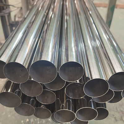 مرآة ساتين النهاية 1.2mm-3.5mm جدار سميكة فولاذ غير مسموح بطاطس مستديرة 60.3mm 2 3/8 'الأنابيب المعدنية من الفولاذ المقاوم للصدأ 201 304 316 درجة