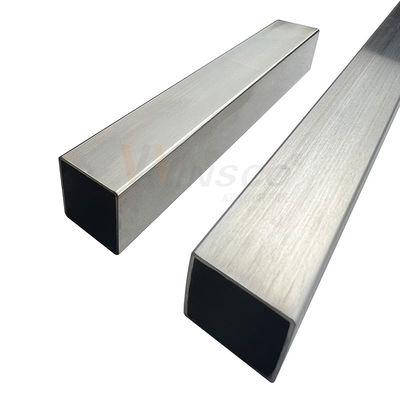 SUS 201 304 316 مرآة ساتين انتهى الأنبوب غير المقاوم للصدأ لحام 0.7mm-3.5mm سمك أنبوب مربع من الفولاذ المقاوم للصدأ 40mmx40mm
