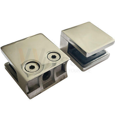 SS 304 316 مرآة ساتين مسطحة مستديرة أسفل إصلاحات الجهاز 45mmx45mmx25mm مربع عازل الزجاج الفولاذ المقاوم للصدأ