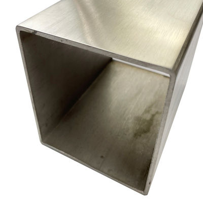 SUS 201 AISI 304 TP 316 الصف الحجم الكبير Inxo ثقيل الحائط أنبوب 120mmx120mm الفولاذ المقاوم للصدأ