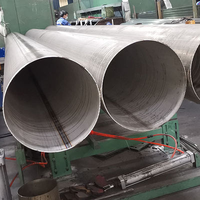 مقاومة درجات الحرارة العالية 159mm أنبوب غير المقاوم للصدأ المطاوئ AISI201 304 316 قطر كبير دائري من الفولاذ المقاوم للصدأ أنبوب سميك الحائط