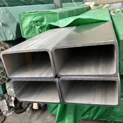 مقاومة للتآكل حجم كبير مصفوفة أنبوب معدني من غير المقاوم للصدأ 201 304 316 الدرجة 150mmx300mm أنبوب مستطيل من الفولاذ المقاوم للصدأ