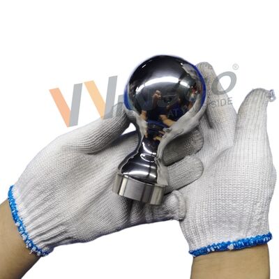 الدرجة 304 316 التركيبات الدرج غير المقاوم للصدأ 80mm Dia الفولاذ المقاوم للصدأ الحديقة الزخرفية الكرة ل 50.8mm 2 بوصة أنبوب مستدير