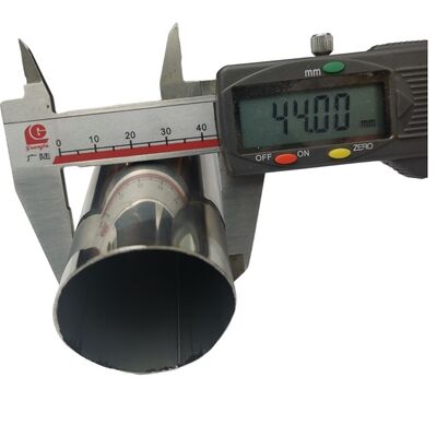 1 3/4 بوصة الصلب المقاوم للصدأ الصابون 0.8mm-3.0mm سمك المرآة 44.5mm الأنبوب المستدير غير المقاوم للصدأ 201 304 316 الدرجة