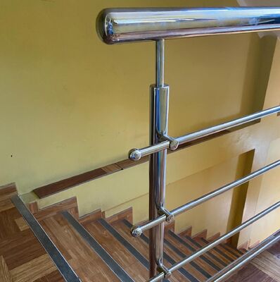 304/316 Stainless Steel Tube Connector Cross Bar Holder for Railing & Handrail Systems