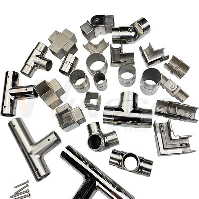 201/304/316 Stainless Steel Railing Tube Connectors & Fittings