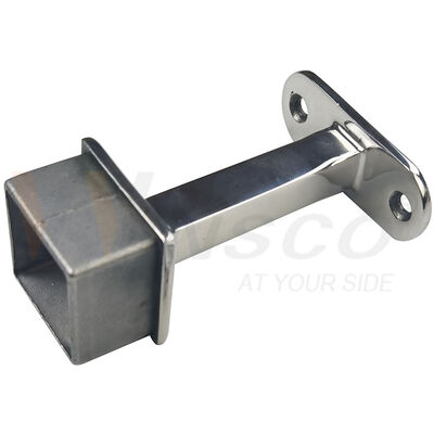 Square Tube Stainless Steel Handrail Bracket Railing Support Saddle| Winsco Metal VA113