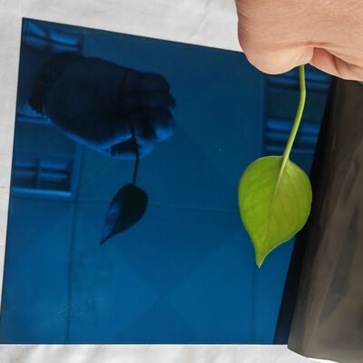 تخصيص سمك الصلب المقاوم للصدأ لوحة الزخرفة AISI 304 SS ورقة معدنية المرآة النهاية الزرقاء المطلية