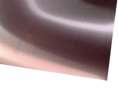 لوحة صفائح الفولاذ المقاوم للصدأ شعري الذهب الوردي