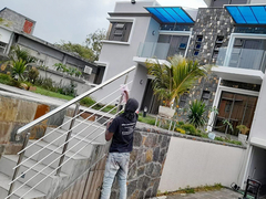 الديكور الداخلي 20134316 الفولاذ المقاوم للصدأ درج حديدي سلالم إينوكس