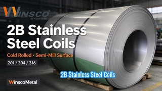 لفائف الفولاذ المقاوم للصدأ Winsco Metal 2B 201 304 316 | لفائف الصلب المدرفلة على البارد
